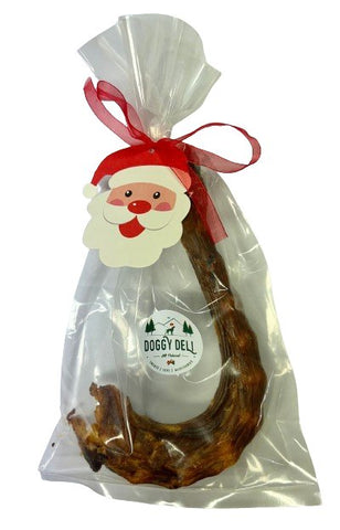 Turkey Neck Dinner - Natural Dog Christmas Treat - The Doggy Deli