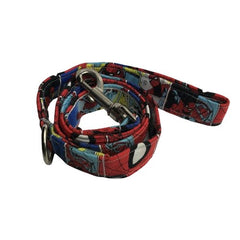 Spider Super Hero Handmade Dog Lead - The Doggy Deli